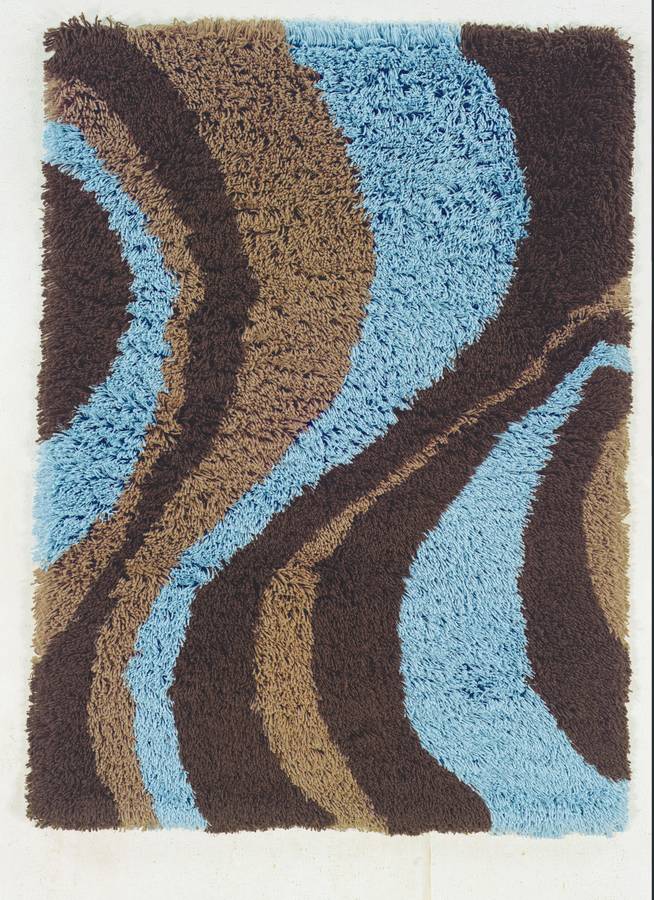 Ultimate Lava Shag - Beige-Blue - Hellenic Rug Ultimate Lava Shag - Beige-Blue - Hellenic Rug