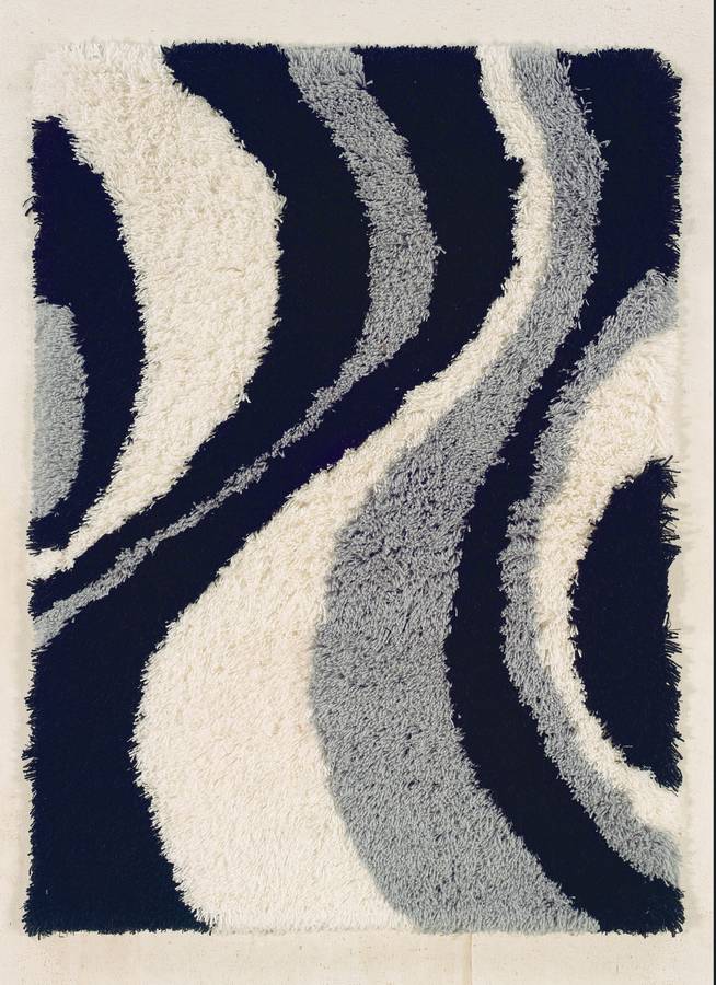 Ultimate Lava Shag - Black-White - Hellenic Rug Ultimate Lava Shag - Black-White - Hellenic Rug