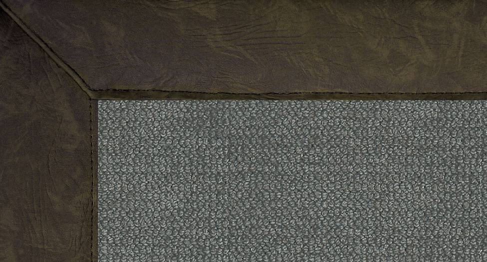 Athena - Charcoal-Dark Green Leather - Hellenic Rug Athena - Charcoal-Dark Green Leather - Hellenic Rug