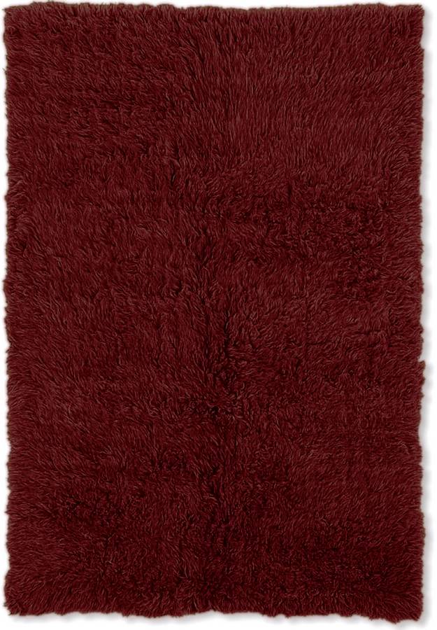 New Flokati - Burgundy - Burgundy - Hellenic Rug New Flokati - Burgundy - Burgundy - Hellenic Rug