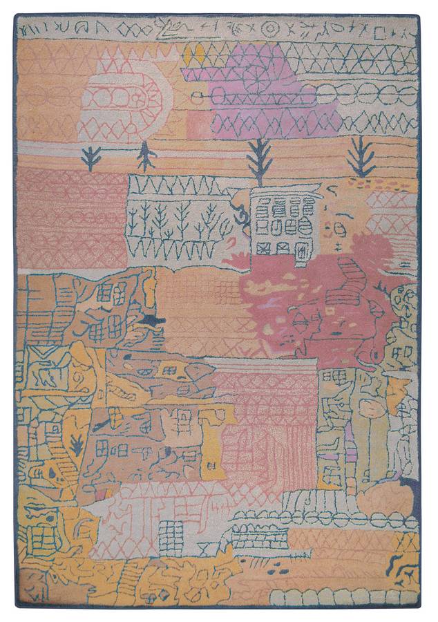 Homage - Venetian Villa - Orange-Gold - Hellenic Rug Homage - Venetian Villa - Orange-Gold - Hellenic Rug