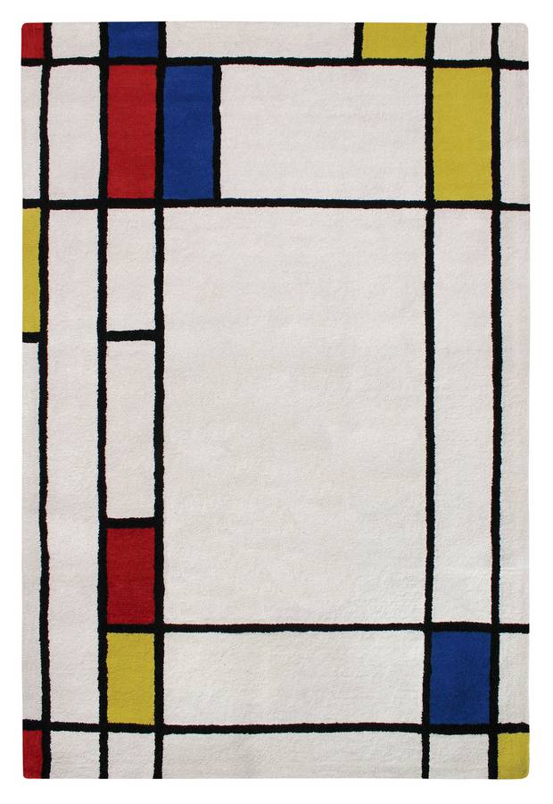 Homage - Trafalgar Boggie - Ivory-Red - Hellenic Rug Homage - Trafalgar Boggie - Ivory-Red - Hellenic Rug