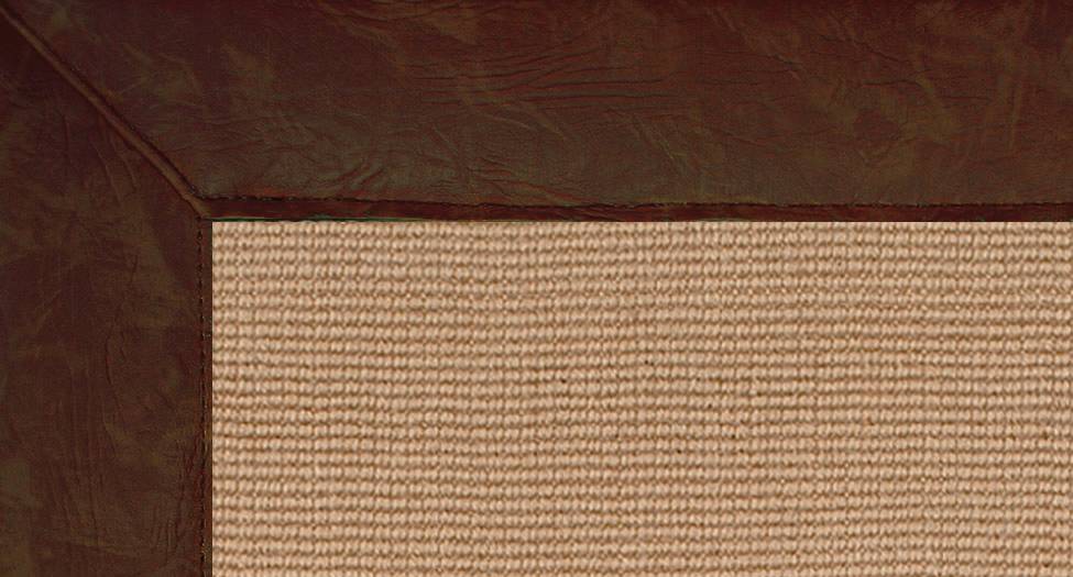 Jute - Brown Leather - Brown Leather - Hellenic Rug Jute - Brown Leather - Brown Leather - Hellenic Rug