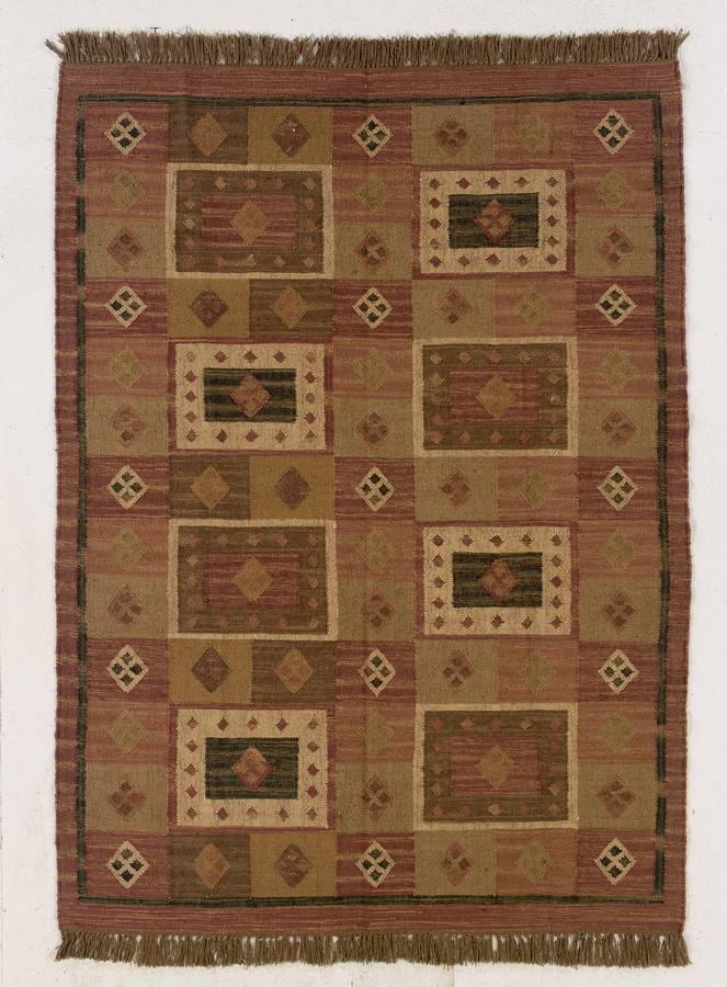 Antique Kilim - Adirondack - Beige-Rust - Hellenic Rug Antique Kilim - Adirondack - Beige-Rust - Hellenic Rug