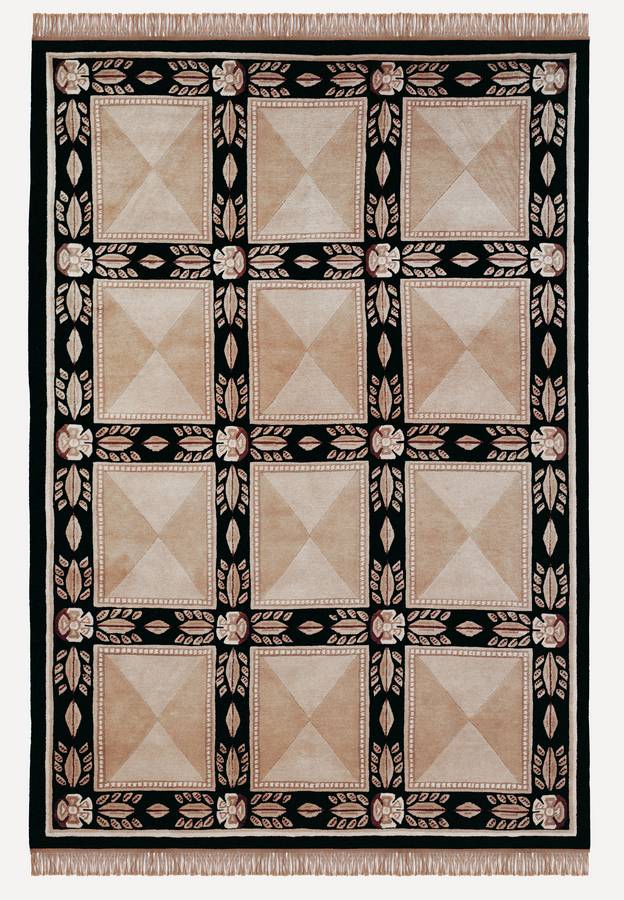 Maz 2000 - Hamburg - Black-Biege - Hellenic Rug Maz 2000 - Hamburg - Black-Biege - Hellenic Rug