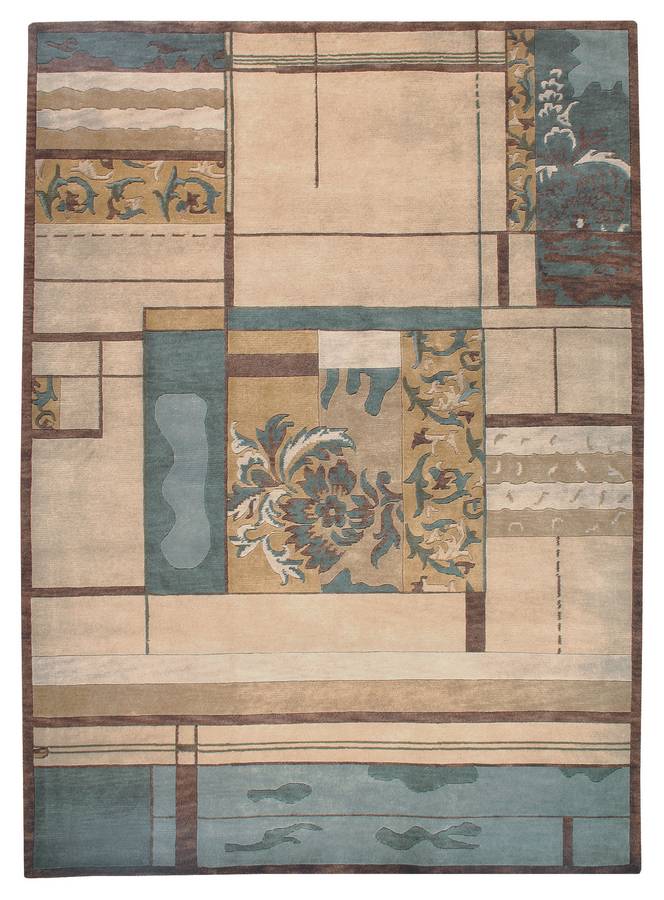 Milano - Piazza - Caramel-Spa Blue - Hellenic Rug Milano - Piazza - Caramel-Spa Blue - Hellenic Rug