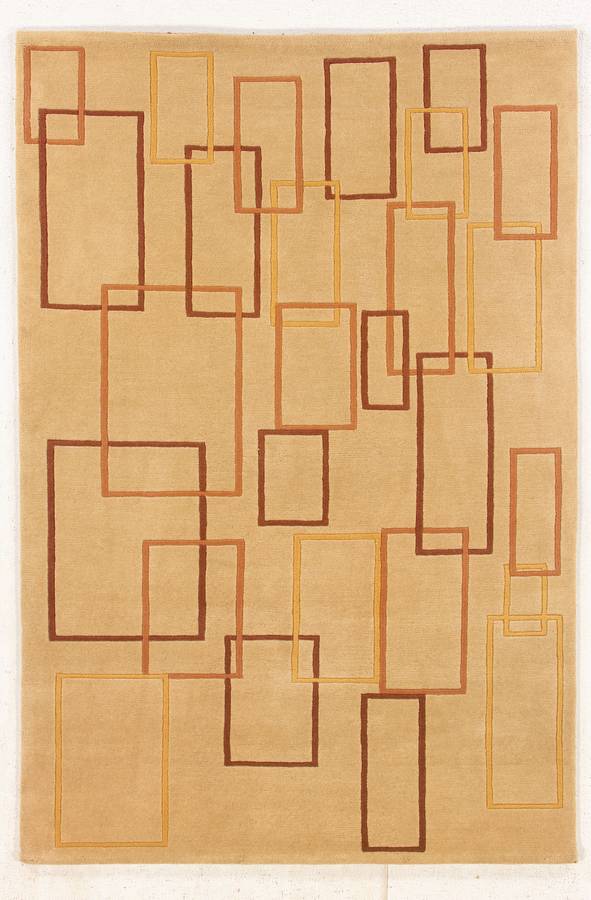 Napoli - Boxes - Camel-Salmon - Hellenic Rug Napoli - Boxes - Camel-Salmon - Hellenic Rug