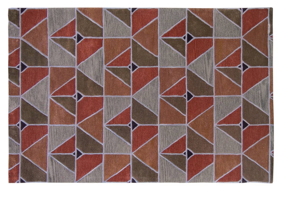 Palermo - Panes - Salmon-Green - Hellenic Rug Palermo - Panes - Salmon-Green - Hellenic Rug