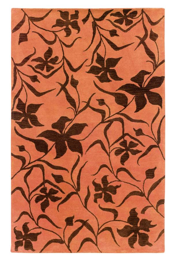 Palermo - Fielded - Pumpkin-Chocolate - Hellenic Rug Palermo - Fielded - Pumpkin-Chocolate - Hellenic Rug