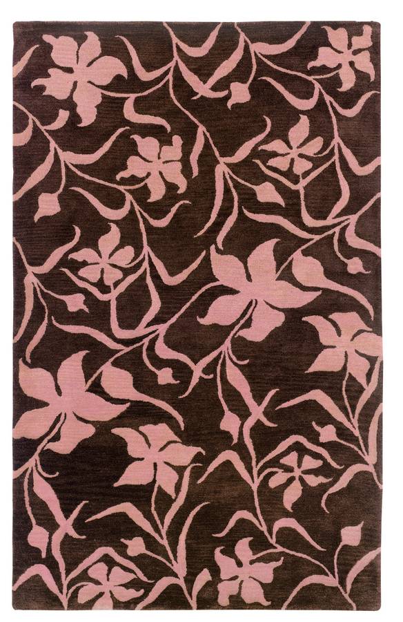 Palermo - Fielded - Chocolate-Pink - Hellenic Rug Palermo - Fielded - Chocolate-Pink - Hellenic Rug