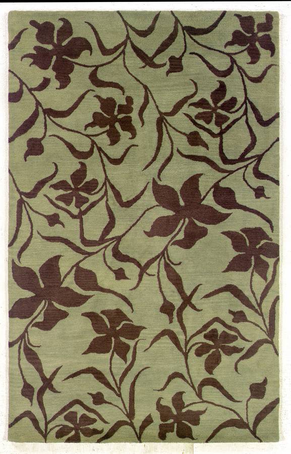 Palermo - Fielded - Mint-Chocolate - Hellenic Rug Palermo - Fielded - Mint-Chocolate - Hellenic Rug