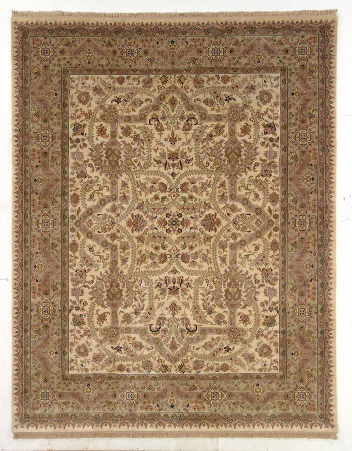 Private Reserve - Tabriz - Ivory - Hellenic Rug Private Reserve - Tabriz - Ivory - Hellenic Rug