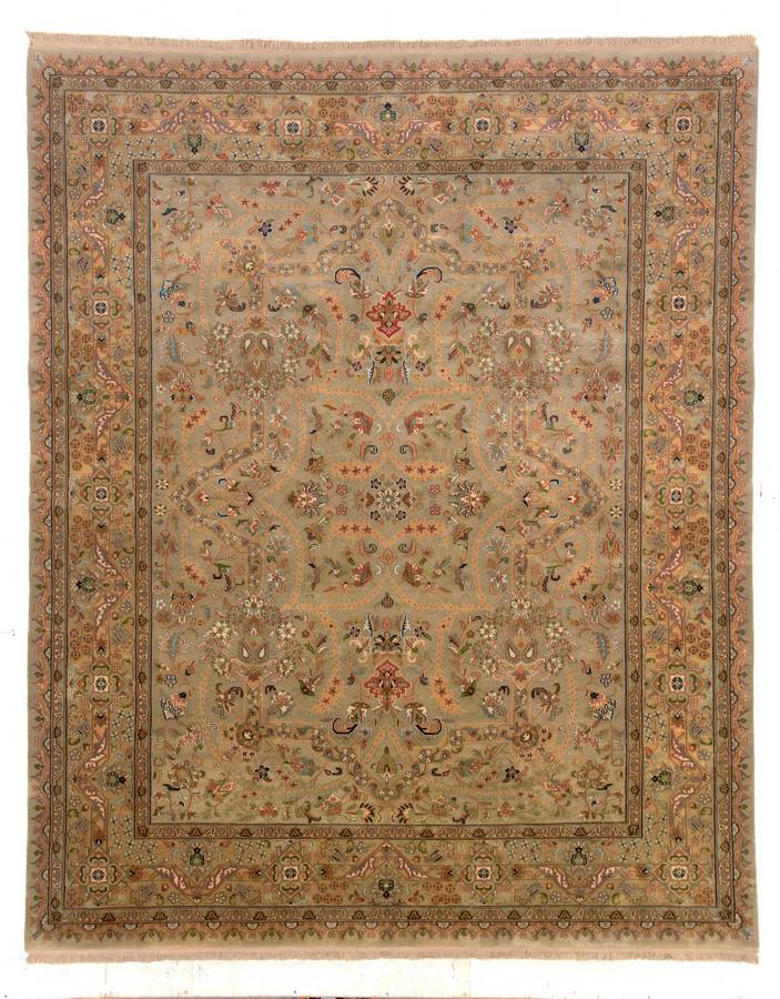 Private Reserve - Tabriz - Gold - Hellenic Rug Private Reserve - Tabriz - Gold - Hellenic Rug