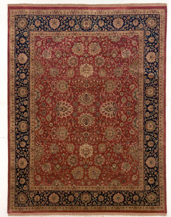 Private Reserve - Twisted Kashan - Red-Navy - Hellenic Rug Private Reserve - Twisted Kashan - Red-Navy - Hellenic Rug