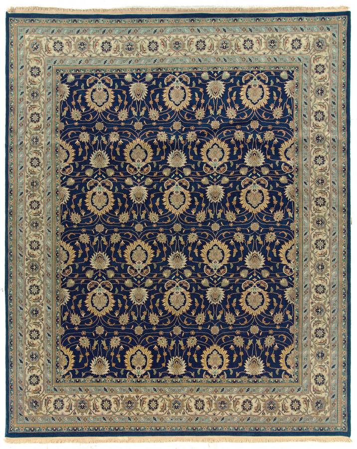 Private Reserve - Naushad - Navy-Beige - Hellenic Rug Private Reserve - Naushad - Navy-Beige - Hellenic Rug