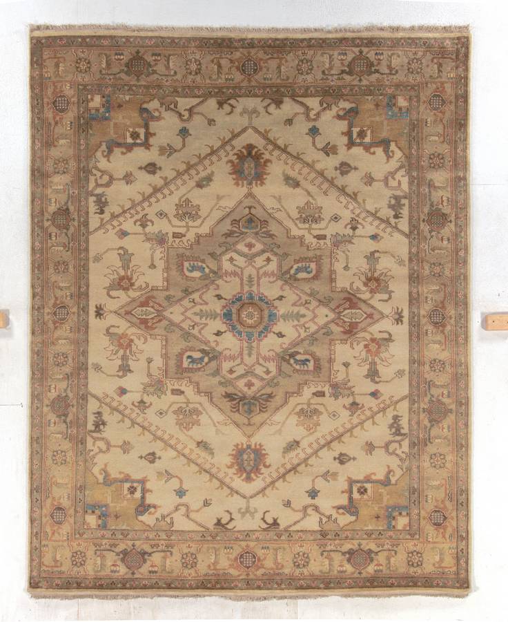 Serapi - Cream-Light Gold - Hellenic Rug Serapi - Cream-Light Gold - Hellenic Rug