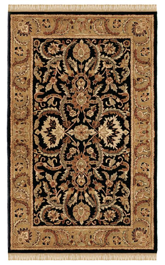Wonders of the World - Shehran - Black-Gold - Hellenic Rug Wonders of the World - Shehran - Black-Gold - Hellenic Rug