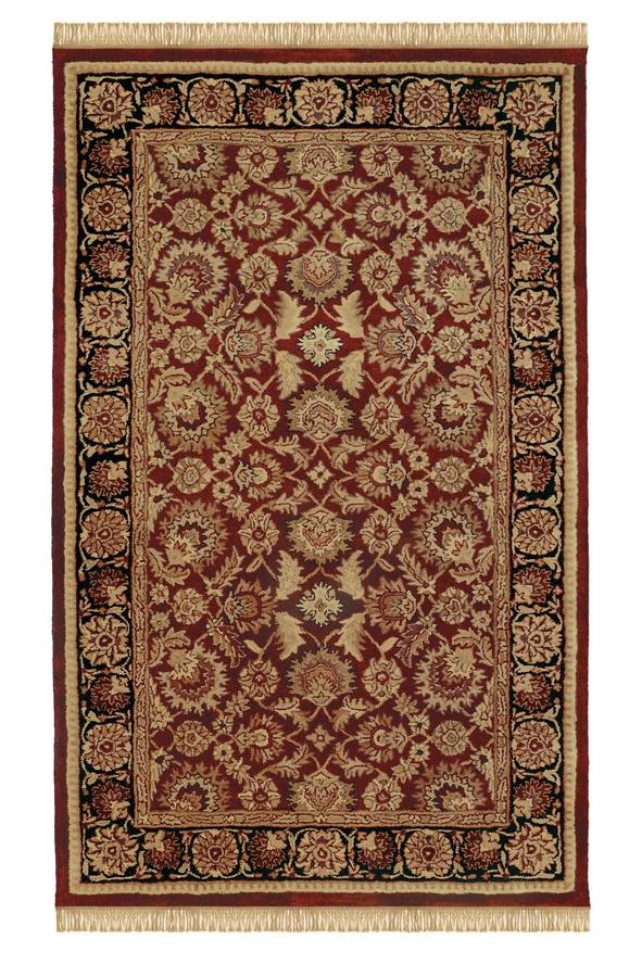 Wonders of the World - Sarfraj - Burgundy-Black - Hellenic Rug Wonders of the World - Sarfraj - Burgundy-Black - Hellenic Rug