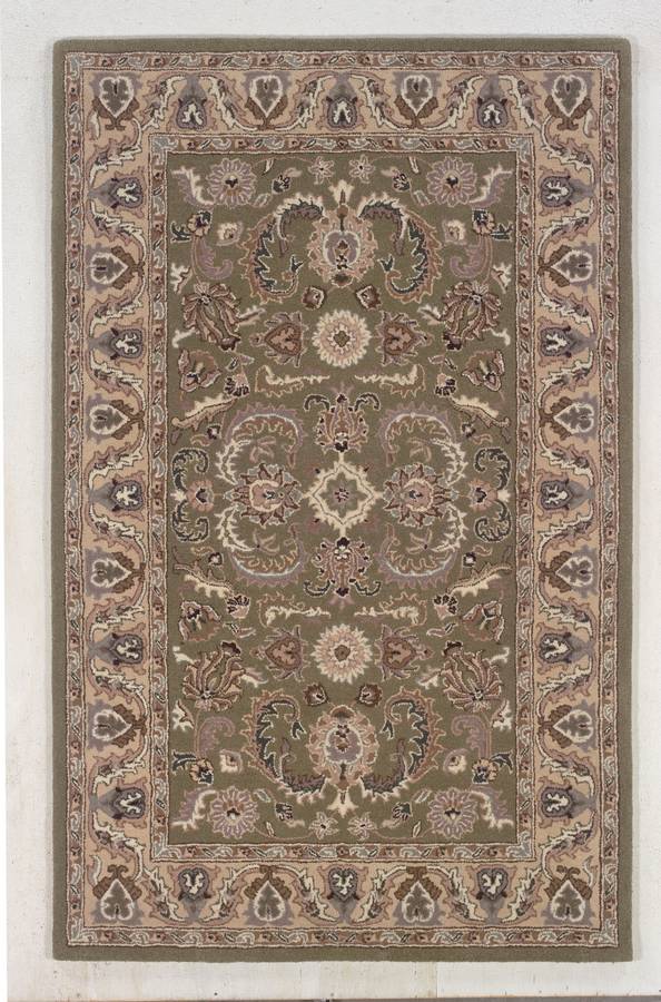 Wonders of the World - Persian Garden - Green-Ivory - Hellenic Rug Wonders of the World - Persian Garden - Green-Ivory - Hellenic Rug
