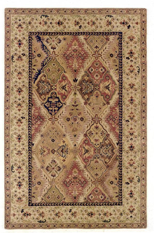 Wonders of the World - Kerman - Light Beige-Navy - Hellenic Rug Wonders of the World - Kerman - Light Beige-Navy - Hellenic Rug