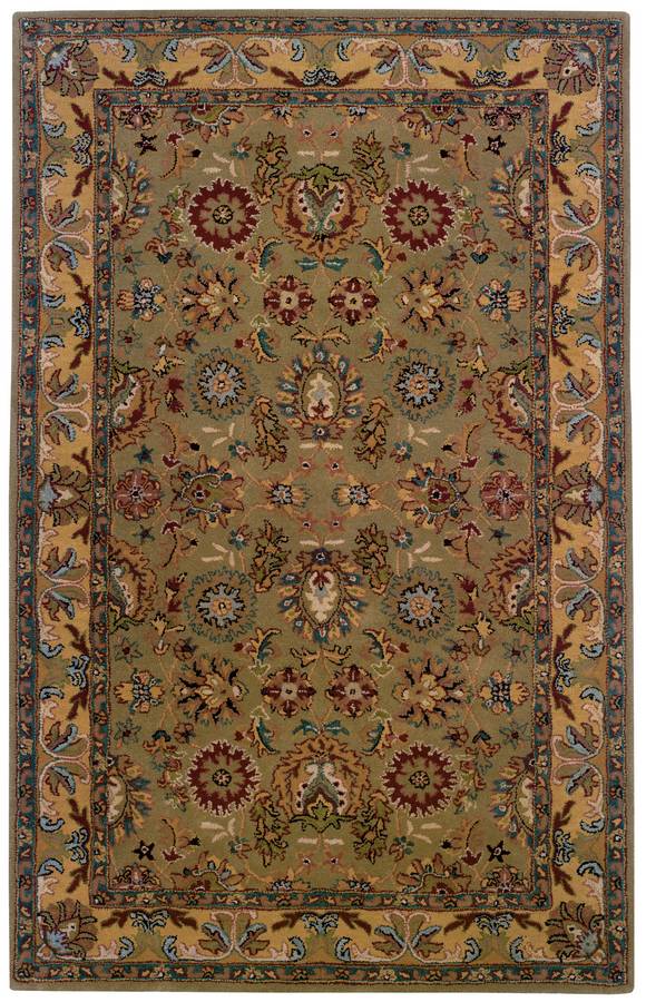 Wonders of the World - Kasmir - Sage-Yellow-Gold - Hellenic Rug Wonders of the World - Kasmir - Sage-Yellow-Gold - Hellenic Rug