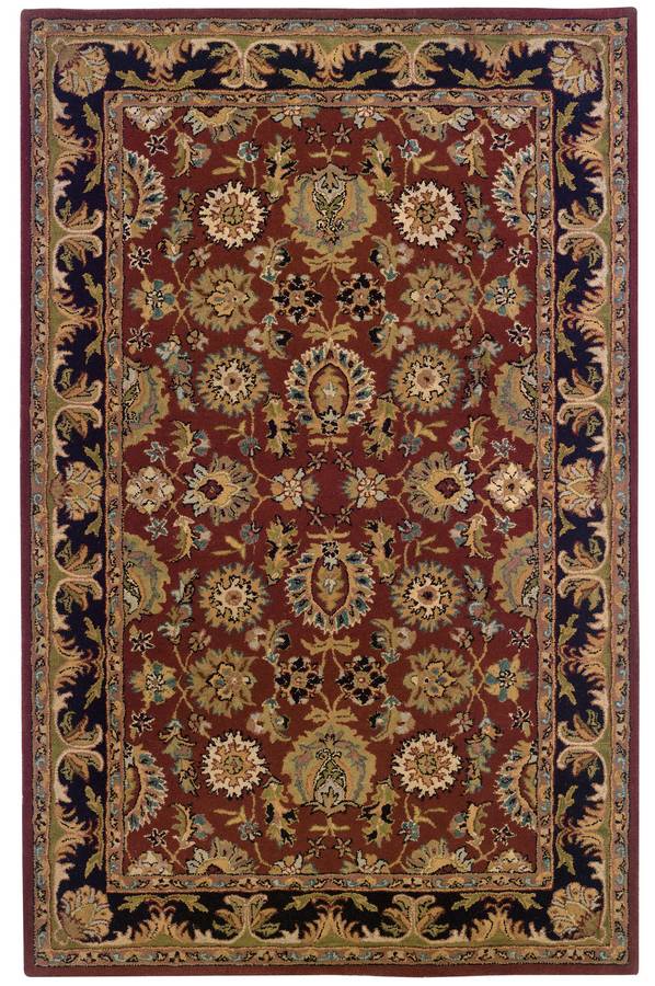 Wonders of the World - Kasmir - Burgundy-Black - Hellenic Rug Wonders of the World - Kasmir - Burgundy-Black - Hellenic Rug