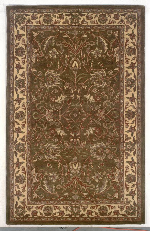 Wonders of the World - Antique Japur - Brown Toned Olive-Gold - Hellenic Rug Wonders of the World - Antique Japur - Brown Toned Olive-Gold - Hellenic Rug