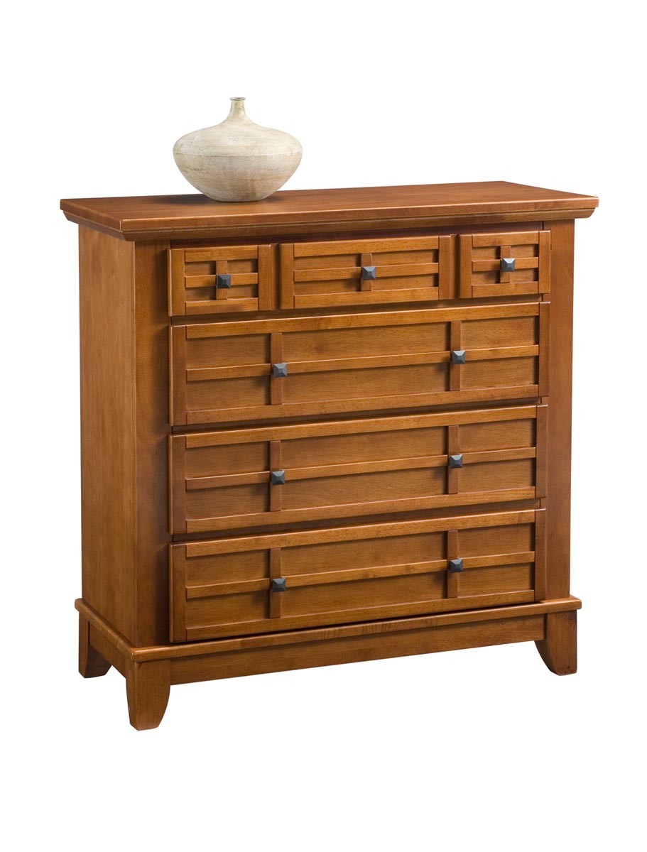 Home Styles Arts and Crafts Chest - Cottage Oak