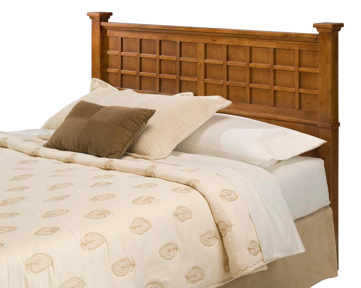 Home Styles Arts and Crafts Queen Headboard - Cottage Oak