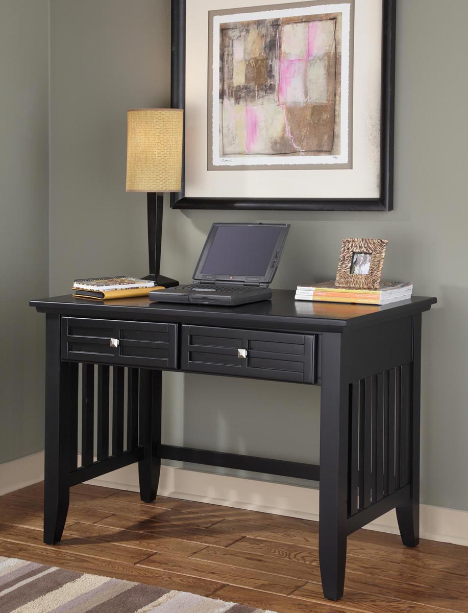 Home Styles Arts and Crafts Student Desk - Black