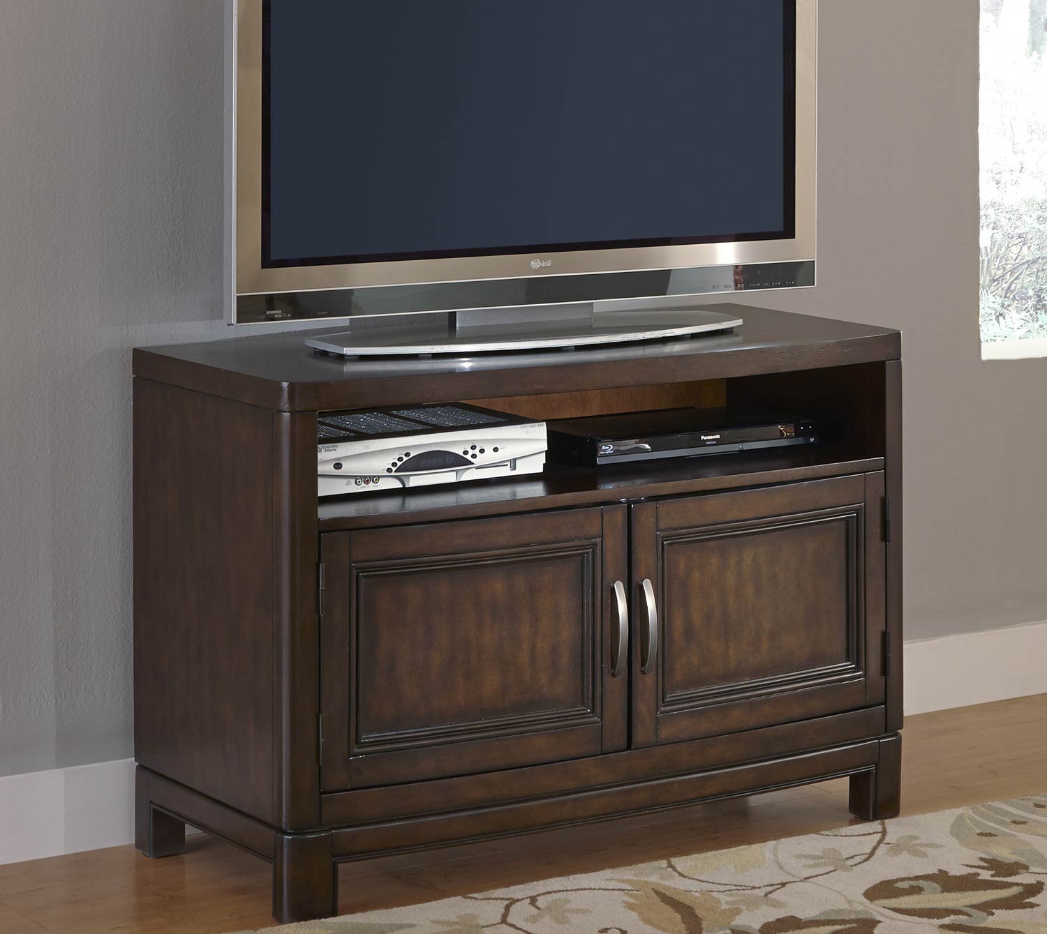 Home Styles Crescent Hill 44 Inch TV Stand - Two-tone tortoise shell