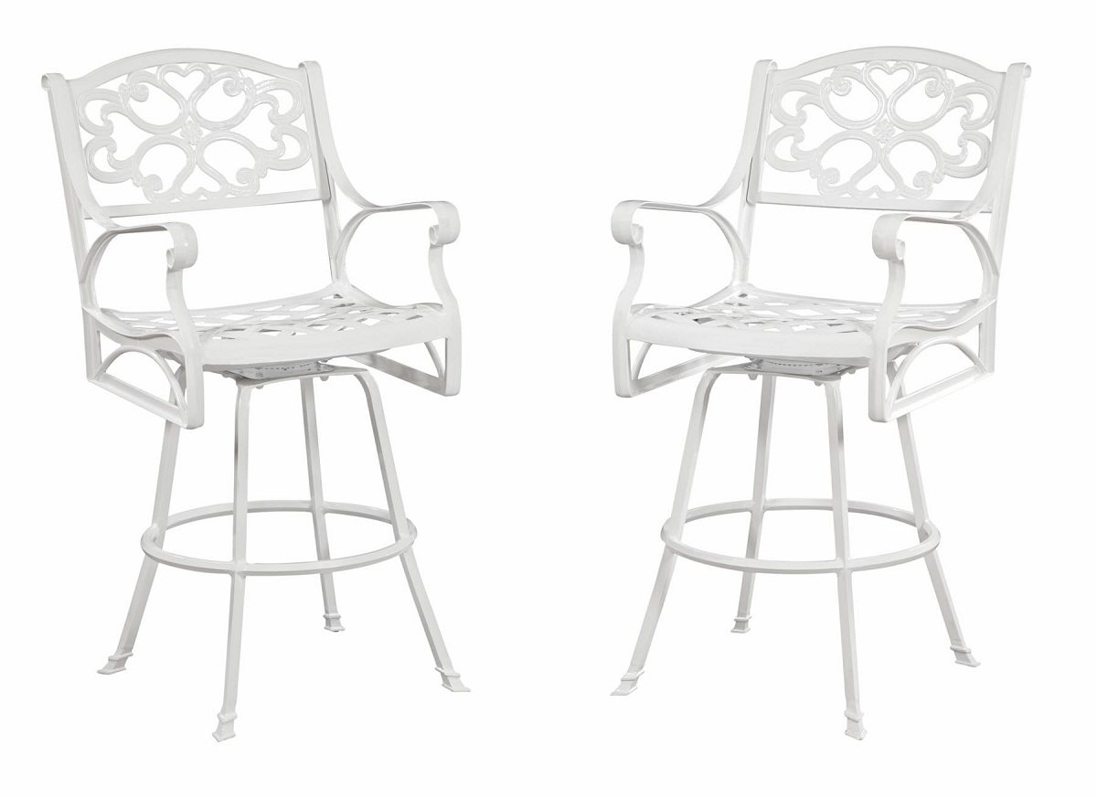 Home Styles Biscayne Bistro Stool - White