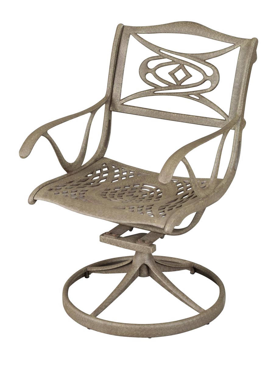 Home Styles Malibu Swivel Chair - Taupe