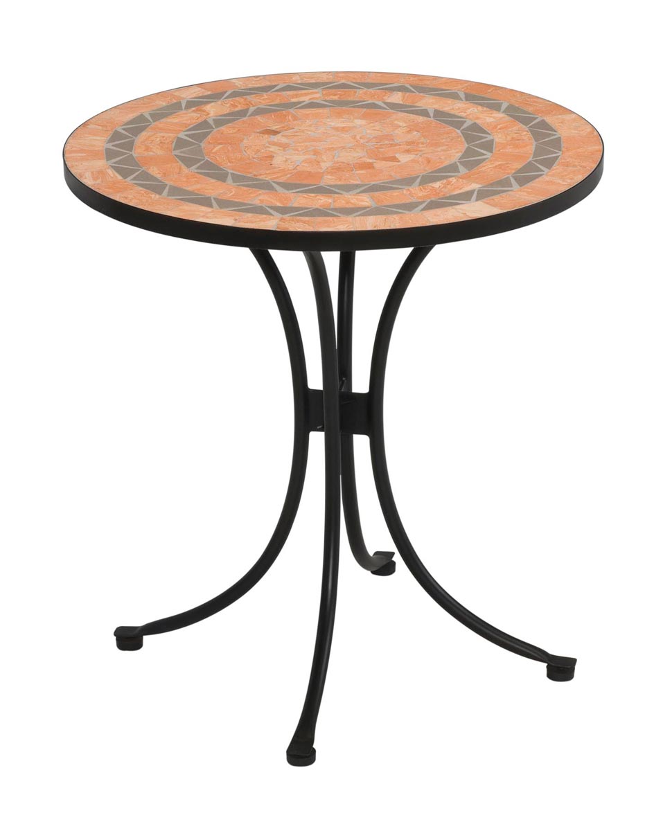 Home Styles Tile Top Bistro Table - Terra Cotta