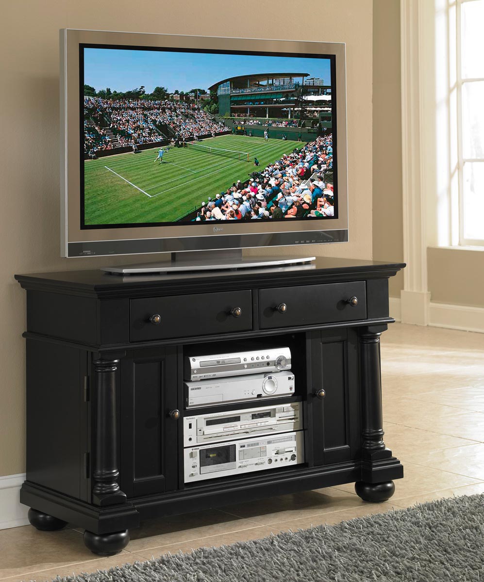 Home Styles St. Croix TV Stand - Black
