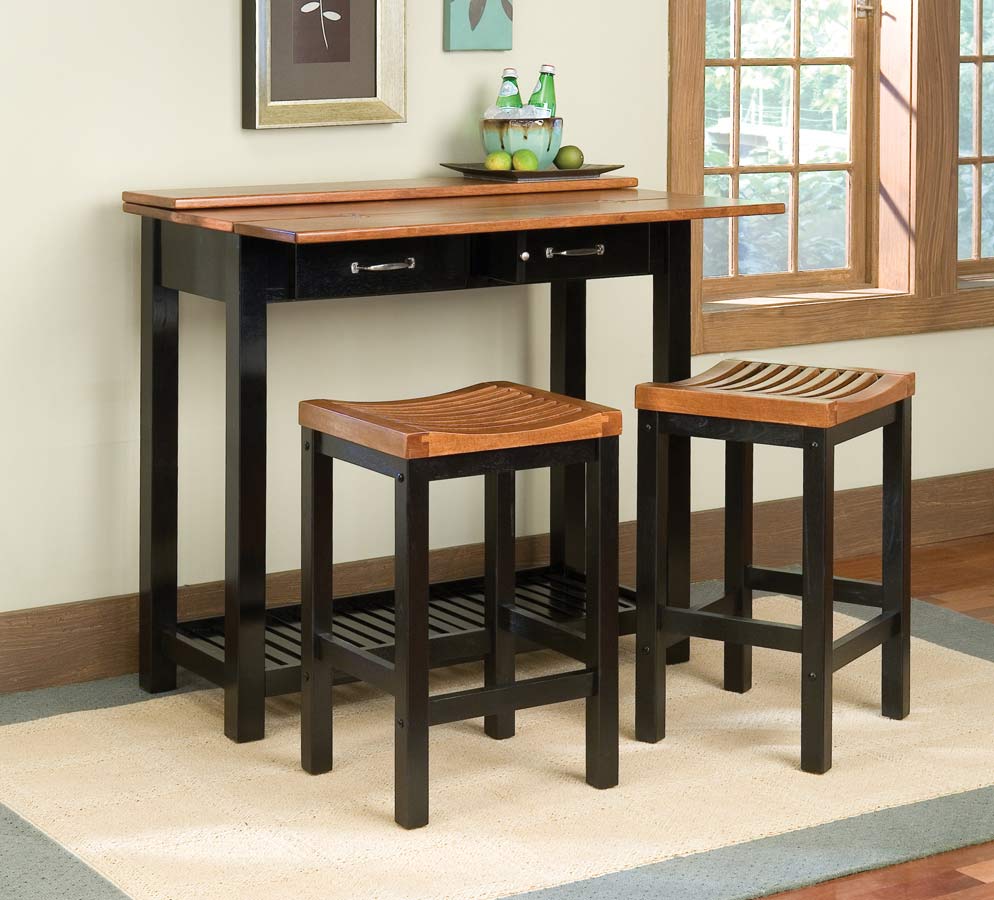 Home Styles Expandable Console Dining Collection - Black and Cottage ...