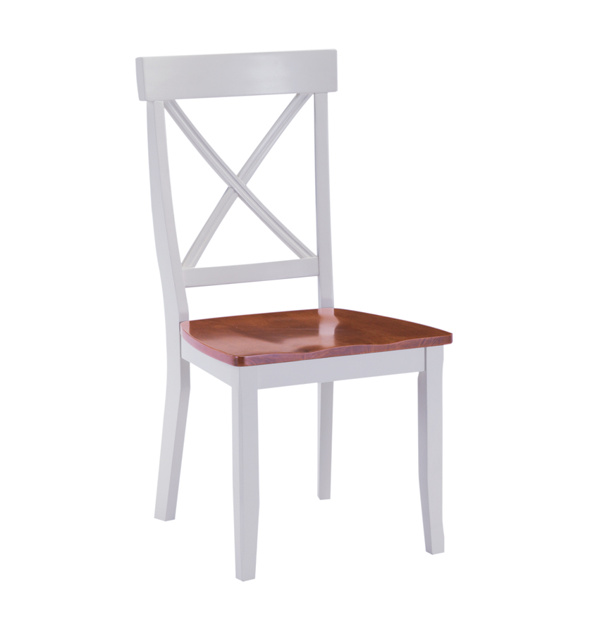 Home Styles Dining Chair - White and Cottage Oak