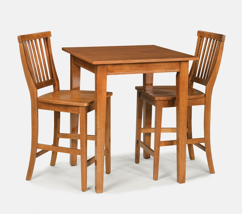 Home Styles Arts and Crafts Bistro set - Cottage Oak