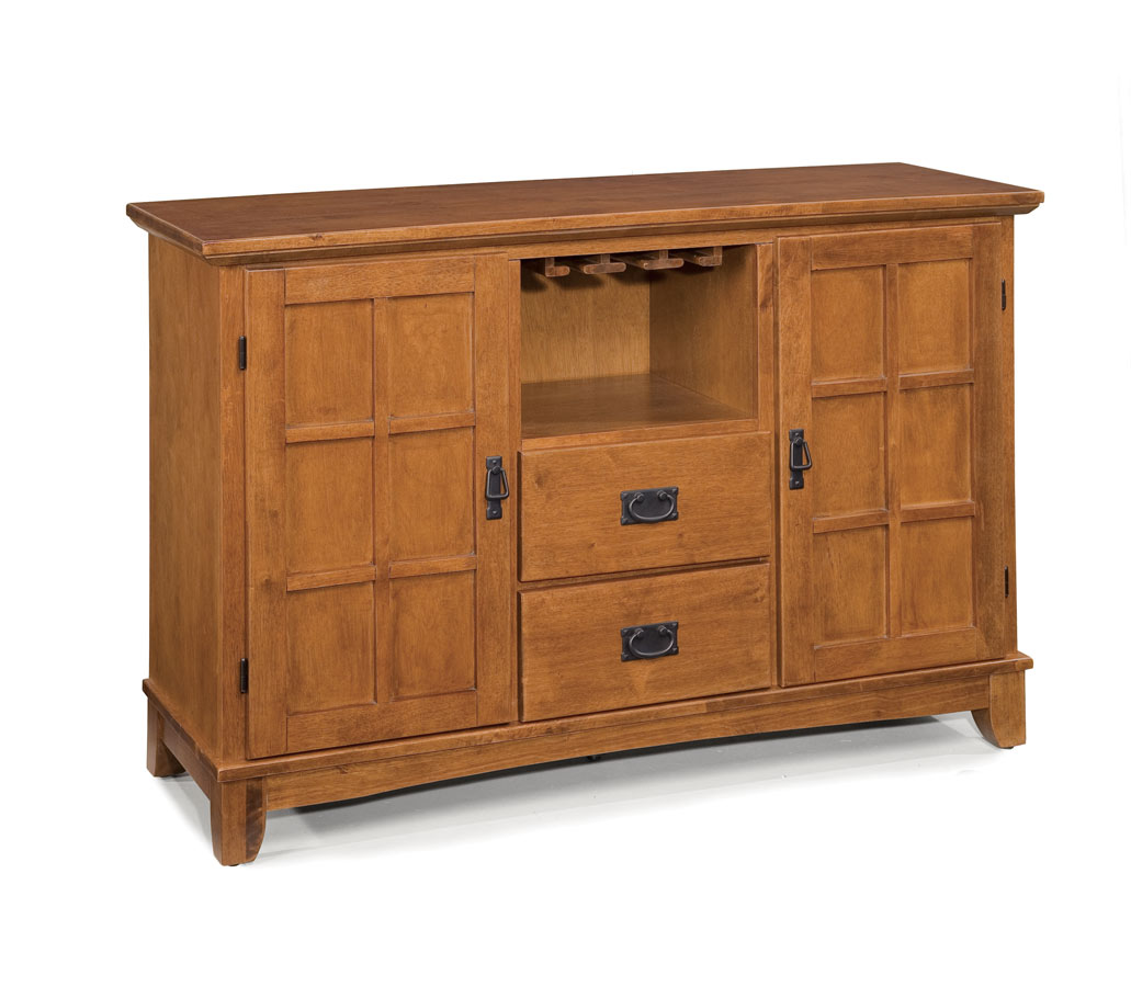 Home Styles Arts and Crafts Dining Buffet - Cottage Oak