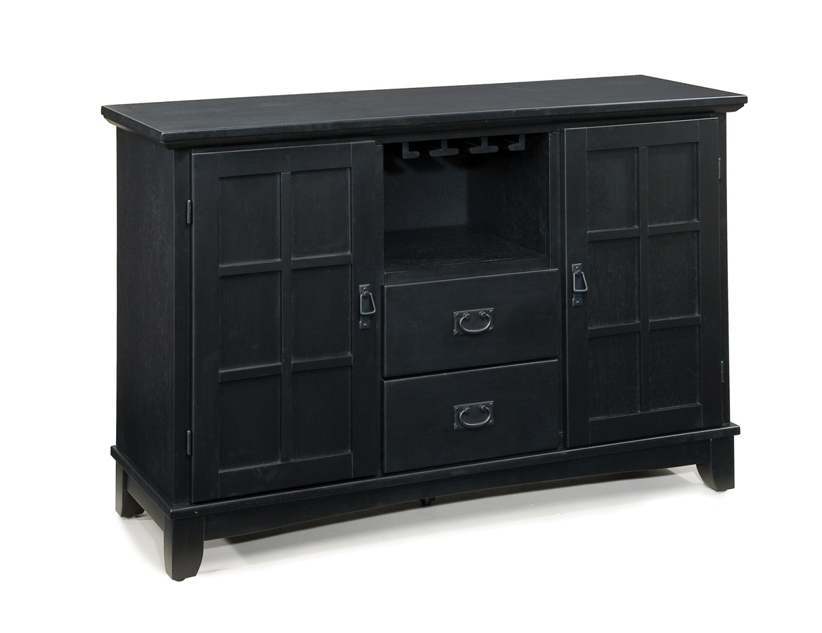 Home Styles Arts and Crafts Dining Buffet - Ebony