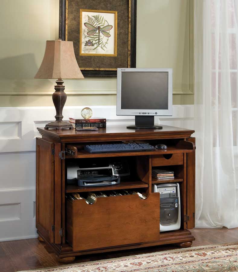 Home Styles Homestead Compact Office Cabinet