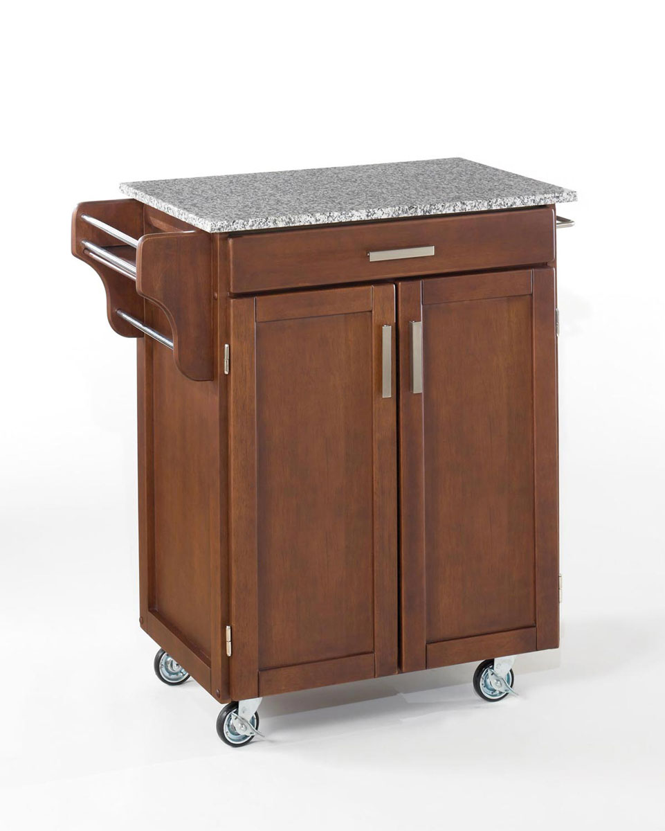 Home Styles Cuisine Cart SP Granite Top - Cherry Home Styles Cuisine Cart SP Granite Top - Cherry