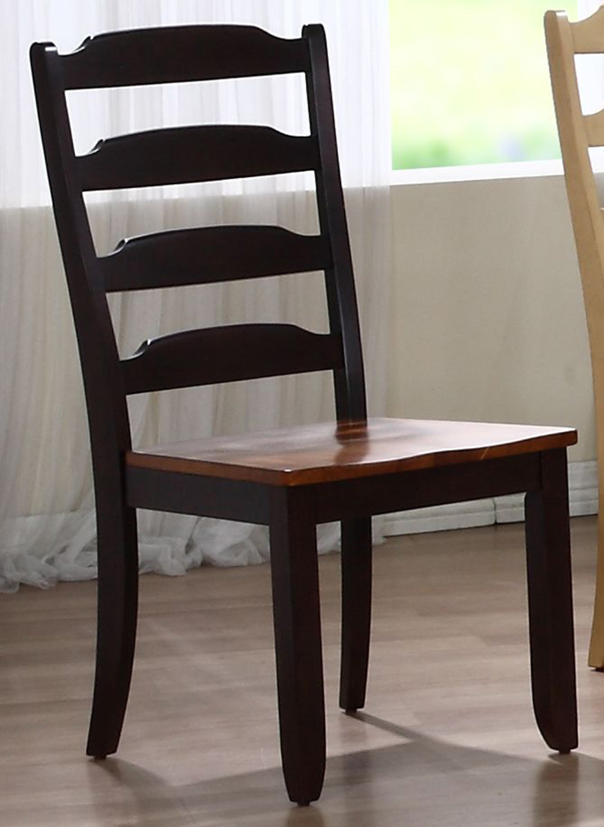 Iconic Furniture Ladder Back Dining Chair - Whiskey/Mocha