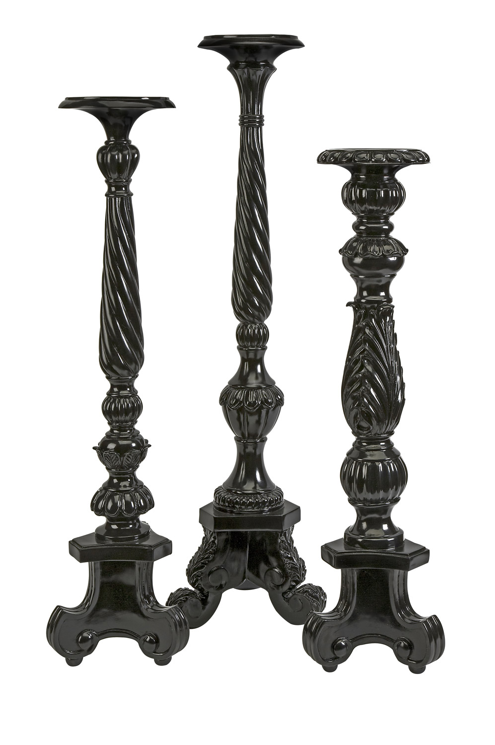 IMAX Nathan Oversized Candle Holders - Set of 3