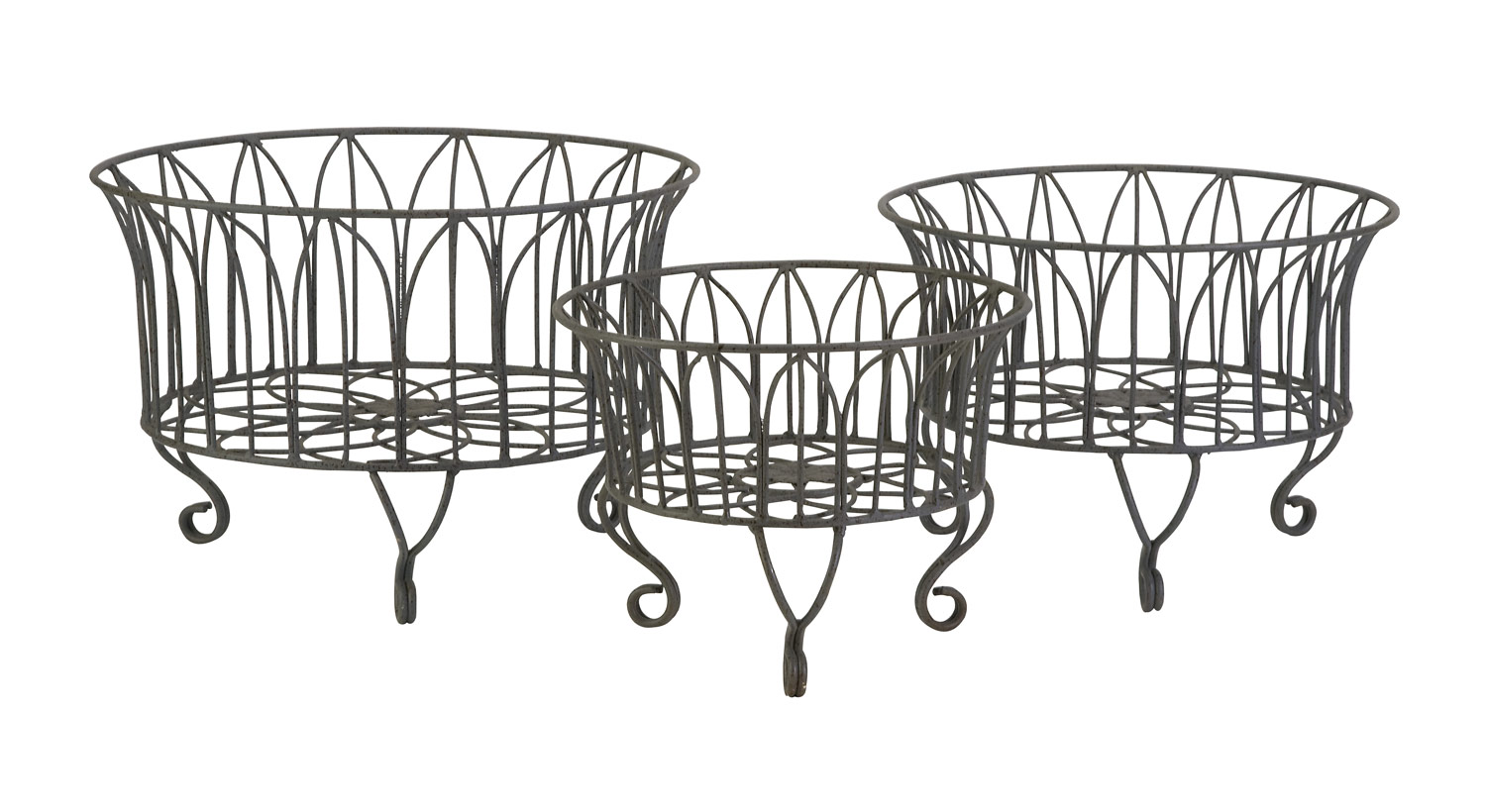 IMAX Joycelyn Metal Baskets - Set of 3