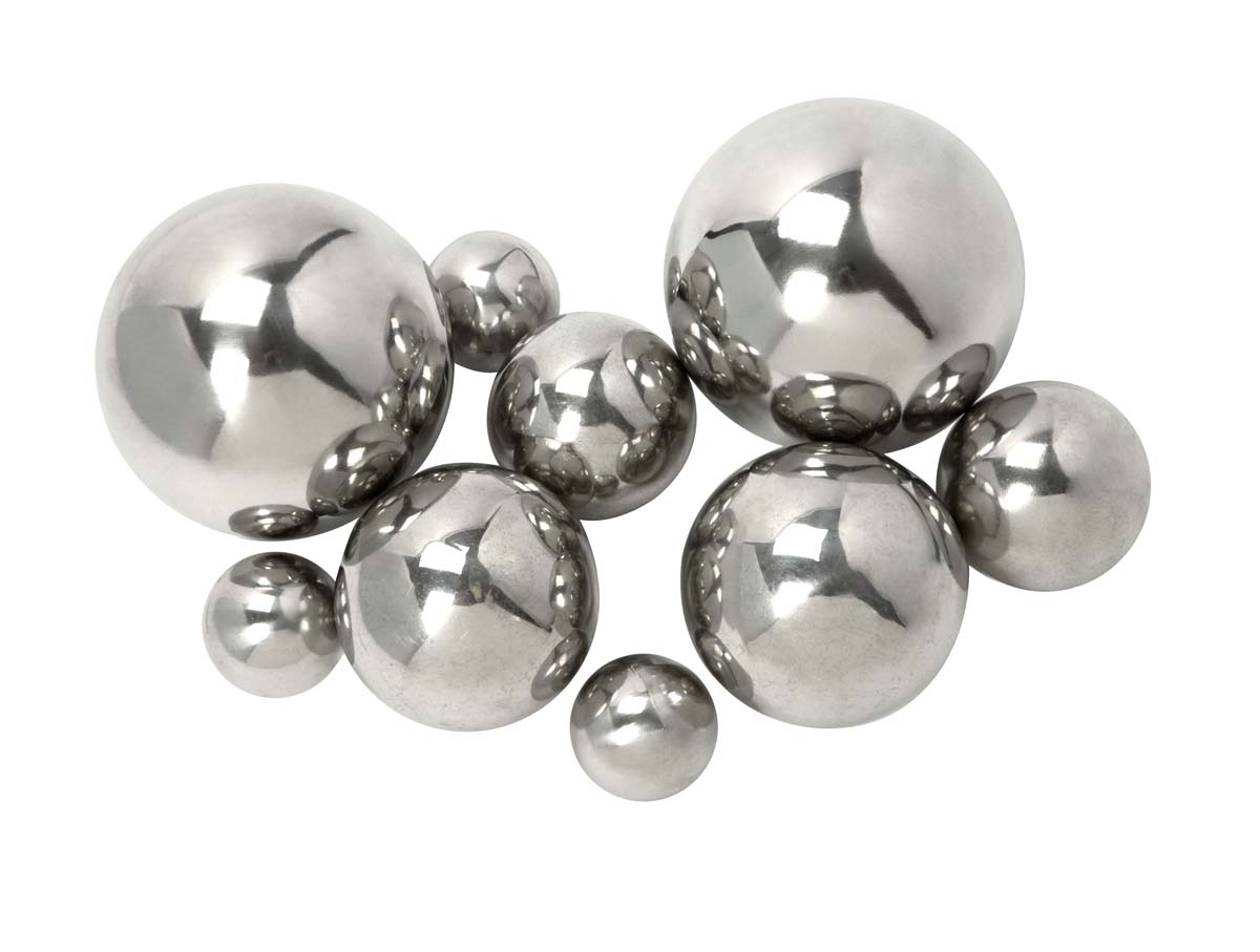 IMAX CKI Abbott Steel Decorative Ball - Set of 9