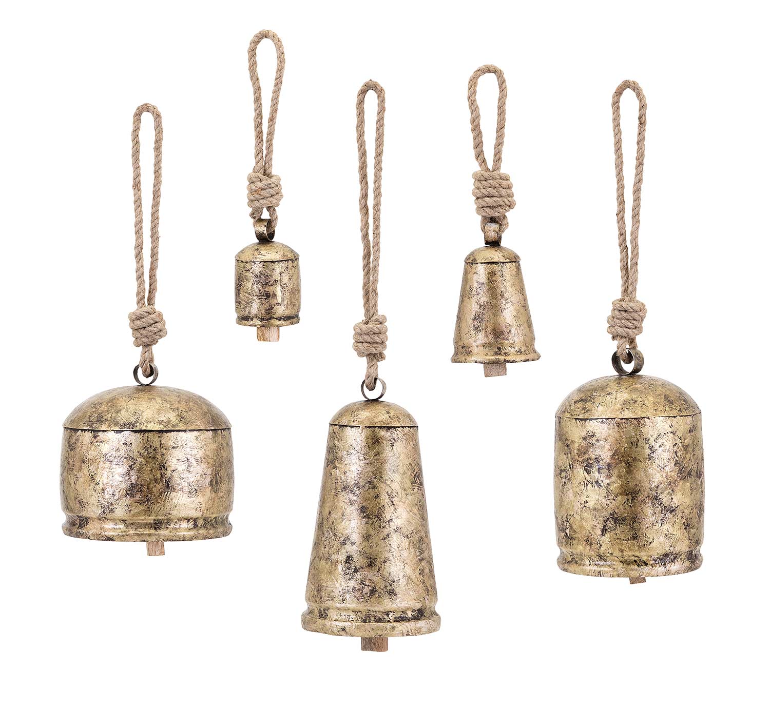 IMAX Alina Temple Bells Set of 5 IM140845 at