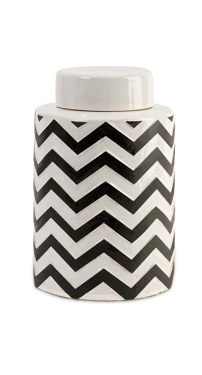 IMAX Chevron Small Canister w/ Lid