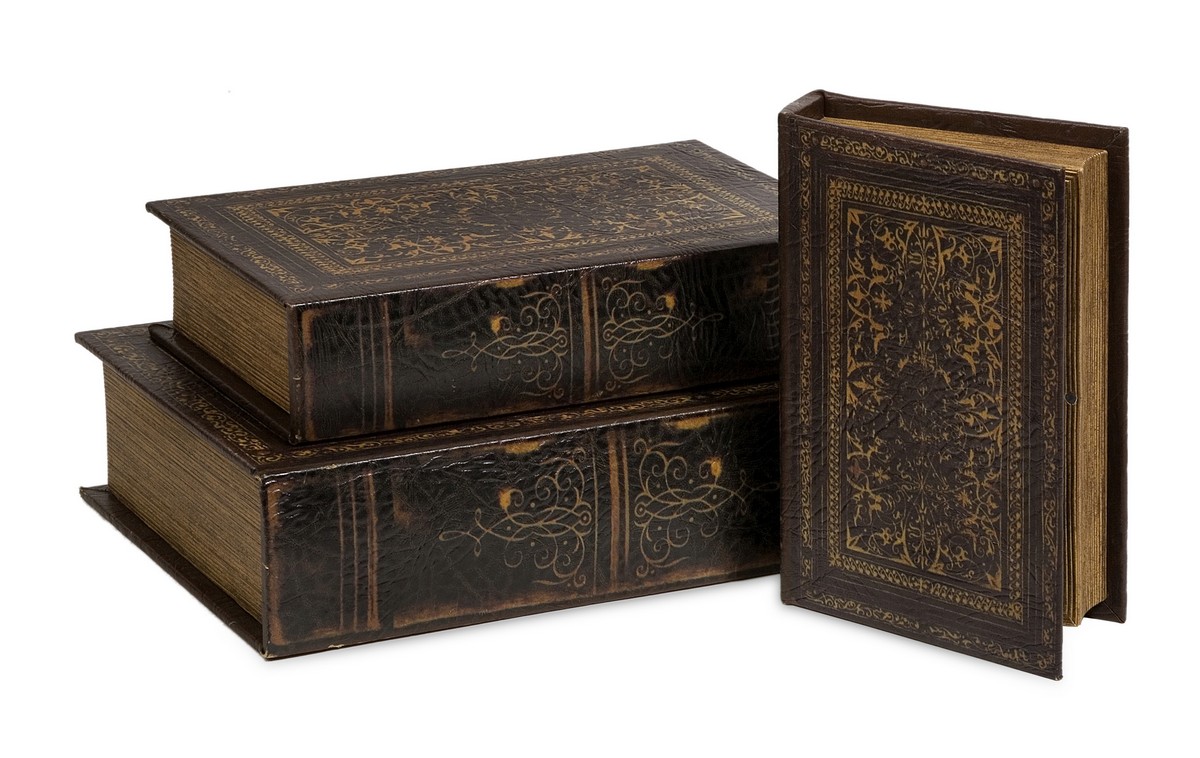 IMAX Old World Book Box Collection, Set of 3