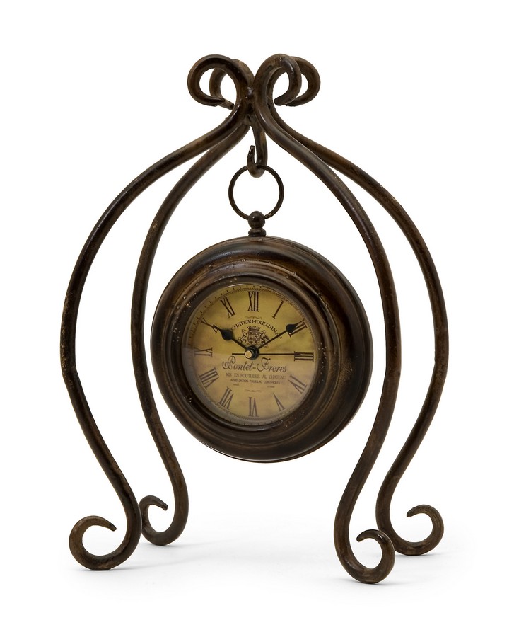 IMAX Iron Hanging Clock with Stand